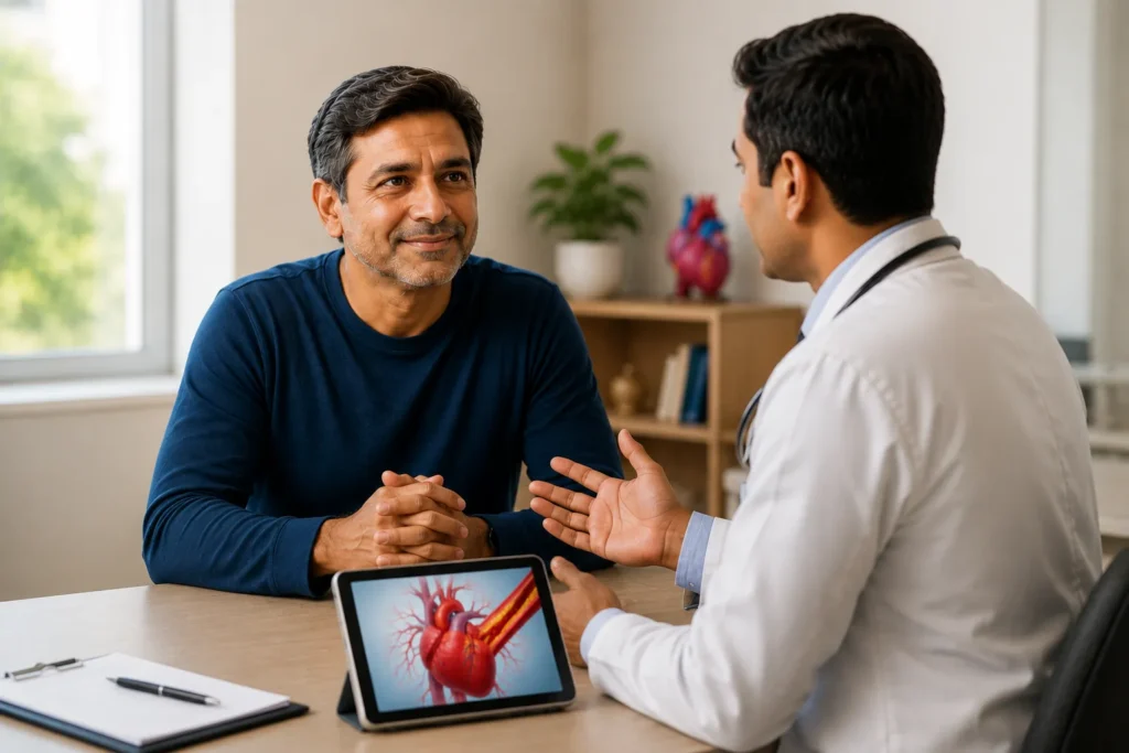 heart blockage test