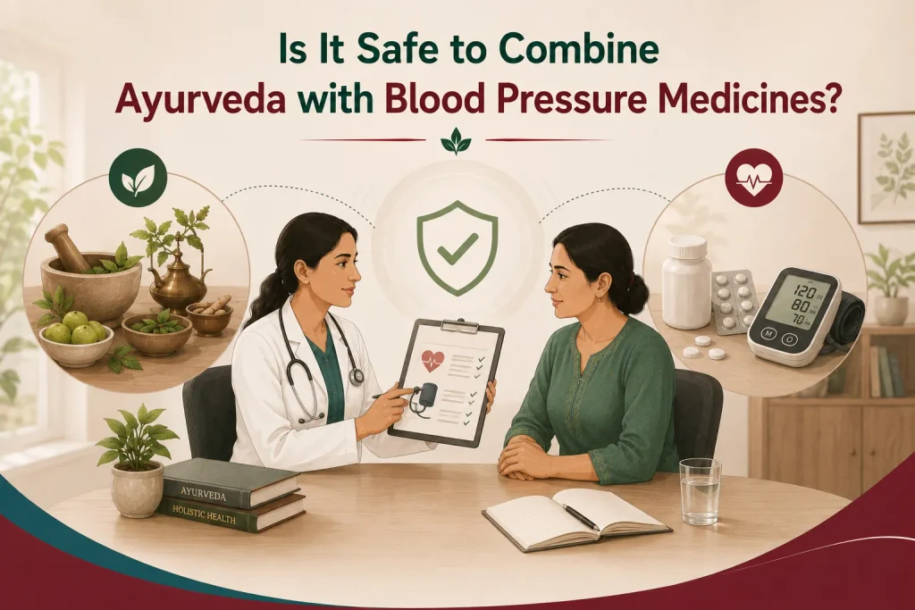 is it safe to combine ayurveda with blood pressure medicine